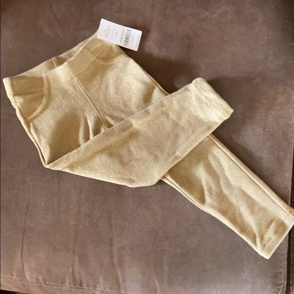 Carter’s 7% Metallic Gold Leggings